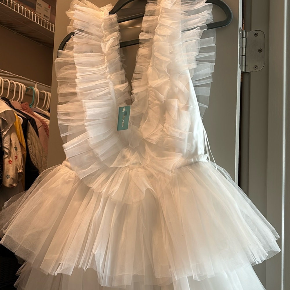 Mable Tulle Tier Mini Dress